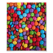 Colourful Chocolate Candy Photo Art