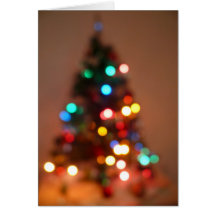 Colourful Christmas Tree Card