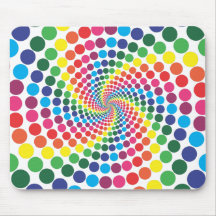 Colourful Circles Mouse Pads