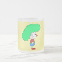 Colourful Clown Cartoon. Coffee Mugs