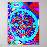Colourful Compass 2 (inv) Posters