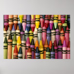 Colourful Crayons Poster