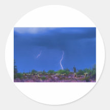 Colourful Desert Storm Stickers