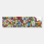 Colourful Dice Bumper Stickers