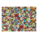 Colourful Dice Bunco Invite