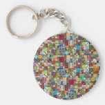 Colourful Dice Key Chains