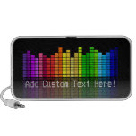 Colourful Equalizer Music Personalised mp3 Speaker