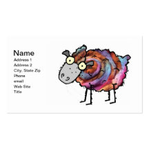 Colourful Ewe Business Card