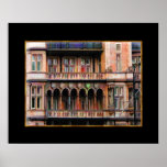 Colourful Fantasy British Building Print