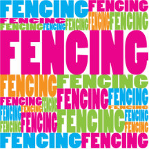 Colourful Fencing Photo Sculptures