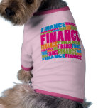 Colourful Finance Dog Clothing
