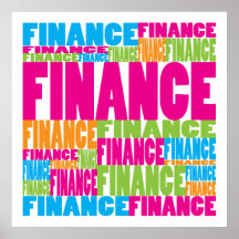 Colourful Finance Print
