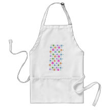 Colourful Floral pattern Apron
