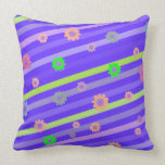Colourful Floral Vector: Easter Pillow pillows