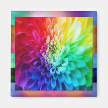 Colourful Flower Magnet