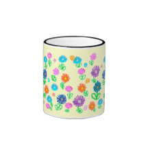 Colourful Flowers Mug!