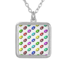 Colourful Football Pattern Pendant