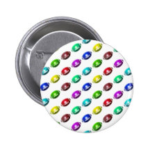 Colourful Football Pattern Pinback Buttons