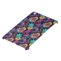 Colourful Glass Beads Look Retro Floral Design