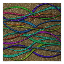 Colourful Glitter Lines Photo