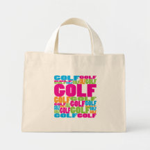 Colourful Golf Tote Bag
