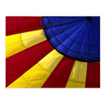 Colourful Interior design of inflated hot air ball Postcard