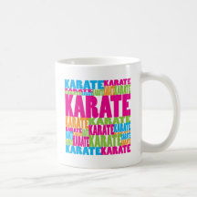 Colourful Karate Mugs