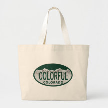 Colourful license oval bags