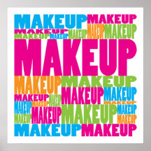 Colourful Makeup Poster