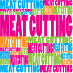 Colourful Meat Cutting Photo Cutout