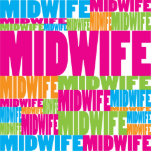 Colourful Midwife Cut Out