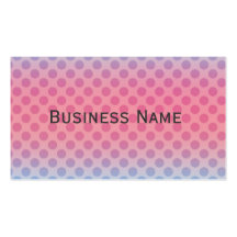 Colourful modern dot design business card template