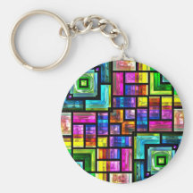 colourful mosaics Keychain