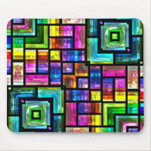 colourful mosaics Mousepad