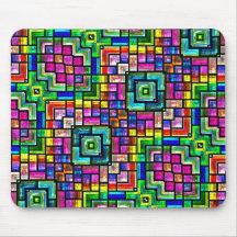 colourful mosaics Mousepad
