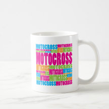 Colourful Motocross Coffee Mug