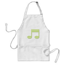 Colourful Music Note Apron