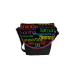 Colourful Name Collage Bag Commuter Bag