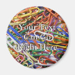 Colourful Paperclips Magnet