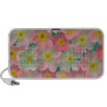 Colourful Pastel Flower Doodle Speakers