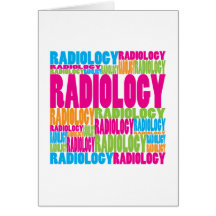 Colourful Radiology Greeting Cards