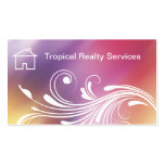 Colourful Real Estate Business Cards
