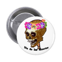 Colourful Skull Pins