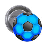 Colourful Soccer Balls Pinback Button
