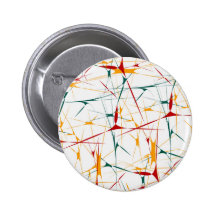 Colourful Splatter Shapes Button