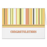 Colourful Stripes Employee Anniversary Card