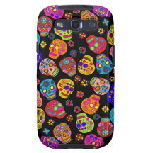 Colourful Sugar Skulls