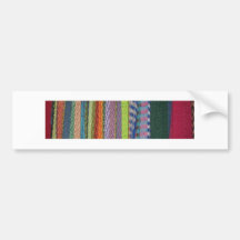 Colourful Threads Rainbow Bumper Sticker