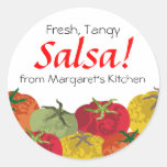 colourful tomatoes from my kitchen gift tag sticke sticker
