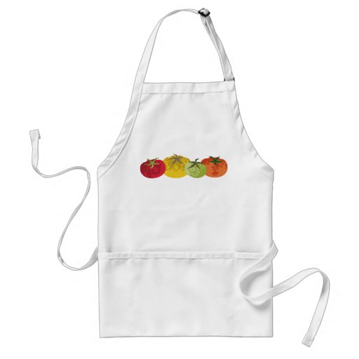 colourful tomatoes kitchen cooking apron